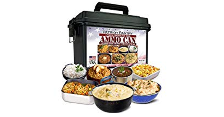 Patriot Pantry 1-Week Food Supply Ammo Can – Just $29.99! Be ready for an emergency!