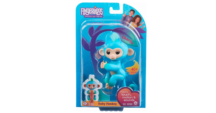 Fingerlings Glitter Monkey Amelia – Interactive Baby Pet – Just $5.99! Was $17.99!