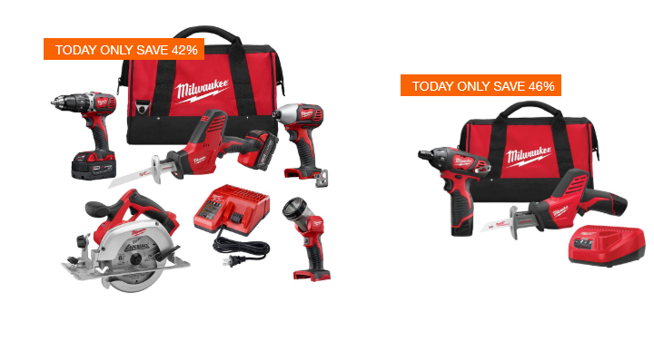 Home Depot: Take up to 45% off Select Milwaukee Power Tools and Accessories + FREE Shipping! Today Only!