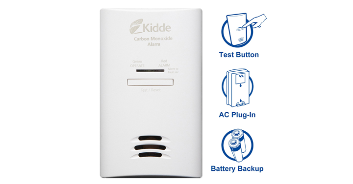 Kidde Tamper Resistant Plug-In Carbon Monoxide Detector Alarm with Battery Backup – Just $14.07! Was $29.99!