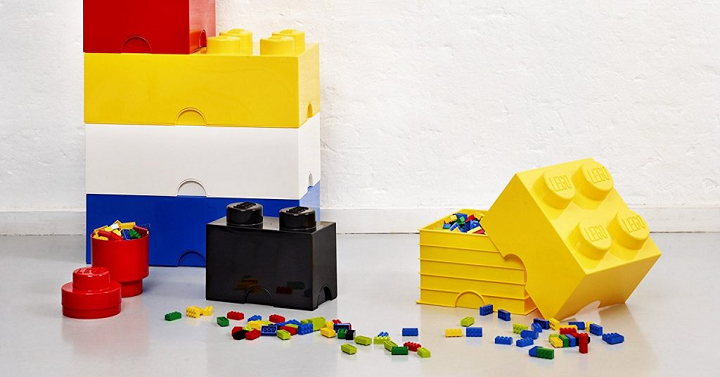 LEGO Storage Brick 4 (Red) Only $13.99!