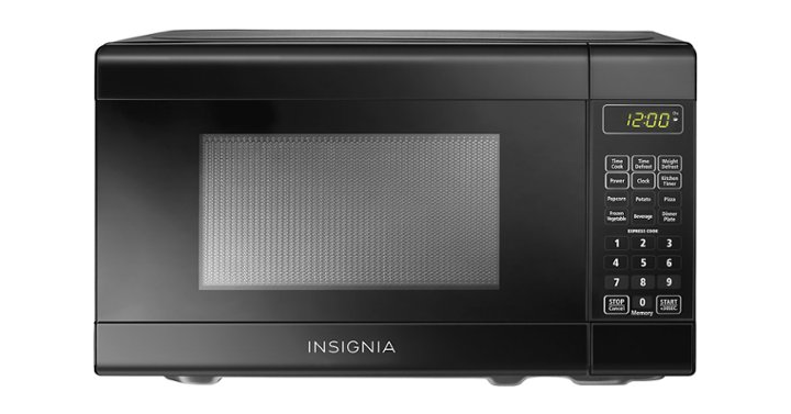Insignia 0.7 Cu. Ft. Compact Microwave – Just $39.99! Was $69.99!
