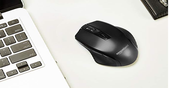 AmazonBasics Ergonomic Wireless Mouse Only $7.05! (Reg. $12)