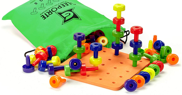 Stacking Peg Board Set Toy Only $12.99!