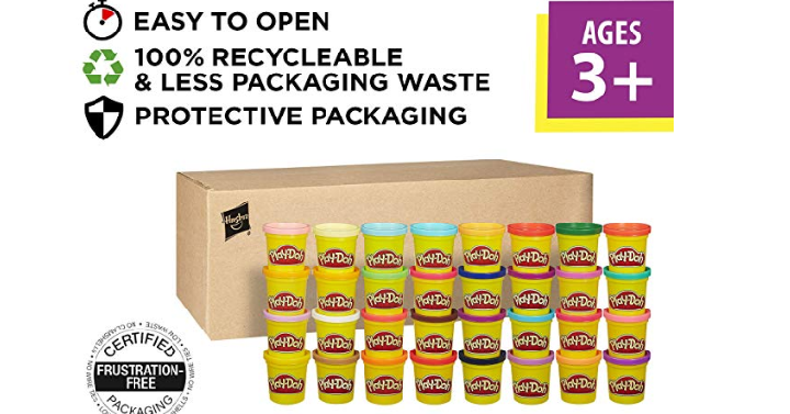 Play-Doh Modeling Compound 36-Pack Case of Assorted Colors Only $16.53! (Reg. $25) Fun Easter Basket Idea!