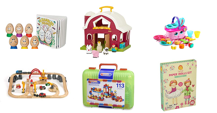 Save up to 30% on preschool toys from Amazon! Perfect for Easter baskets!