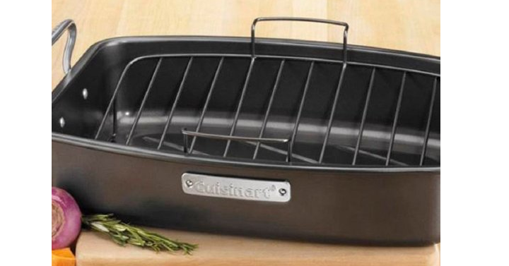 Cuisinart 17″ x 13″ Roasting Pan with Carving Tools – Just $39.99!