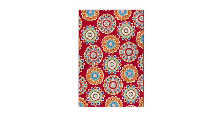 Kohl’s Lowest Prices of the Season! Earn Kohl’s Cash! Spend Kohl’s Cash! SONOMA Goods for Life Floral Medallion Indoor Outdoor 5×7 Rug – Just $42.49!