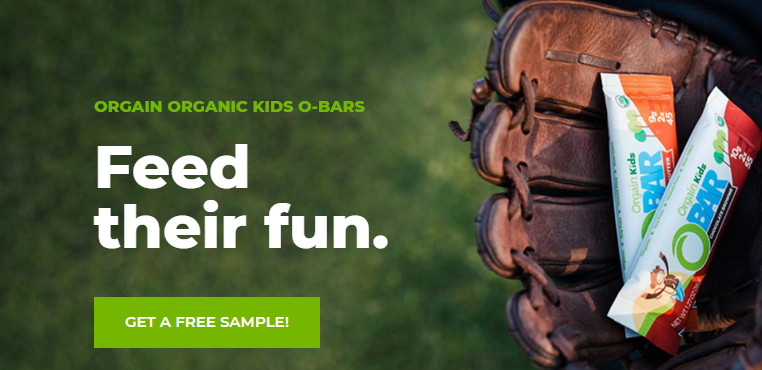 Free Sample of Orgain Organic Kids O-Bar!