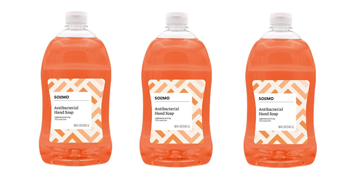 Amazon Brand – Solimo Antibacterial Liquid Hand Soap (56 Fluid Ounces) Only $3.99! (Reg. $8.83)