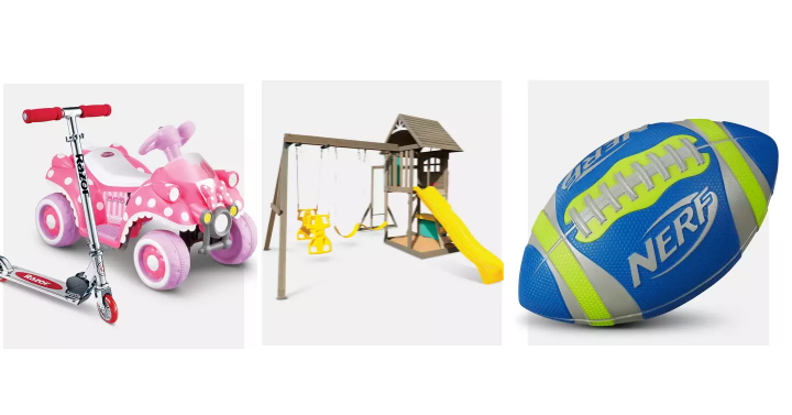 HOT! Target: Take $10 off $50 Purchase or $25 off $100 Purchase of Toys or Games! Includes Bikes & Playgrounds Too!