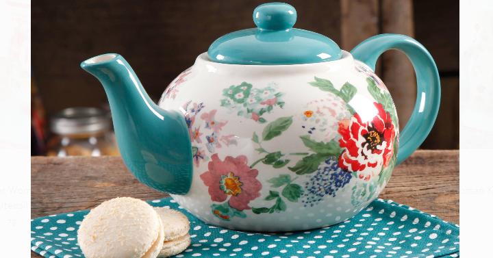 The Pioneer Woman Country Garden Teapot – Only $11.99!