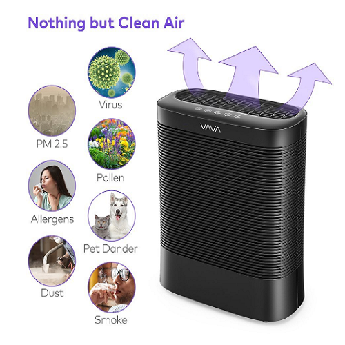 VAVA Air Purifier with 3-in-1 True HEPA Filter Only $59.99 Shipped with code!