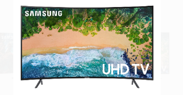 Samsung 55″ 4K Ultra HD Curved Smart TV Only $406.30 Shipped! (Reg. $1000)