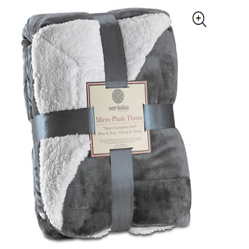 Super Soft Luxurious Sherpa Throw Blanket Only $12! (Reg. $28)