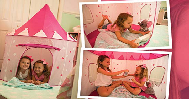 Princess Castle Play Tent with Glow in the Dark Stars Only $14.99! (Reg. $30)