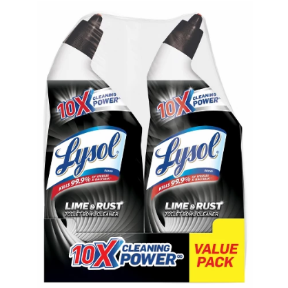 Lysol Lime & Rust Remover Toilet Bowl Cleaner, 2-pk Just $3.22!
