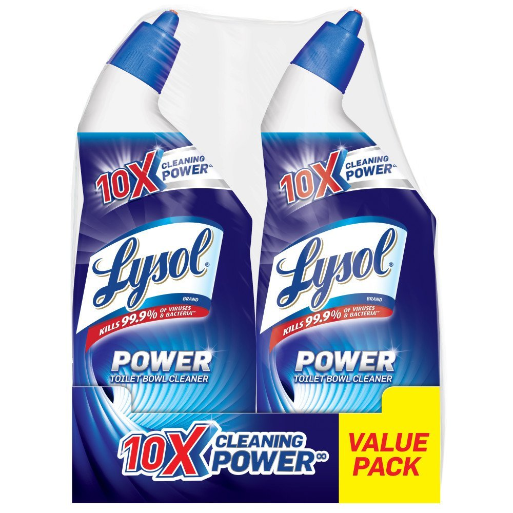Lysol Power Toilet Bowl Cleaner 2 Count Only $3.72! (That’s $1.86 Each!)
