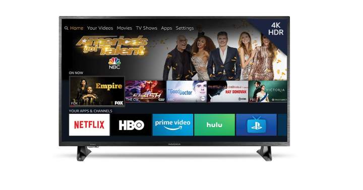 Insignia 43-inch 4K Ultra HD Smart LED TV HDR – Fire TV Edition Only $179.99 Shipped! Great Reviews!