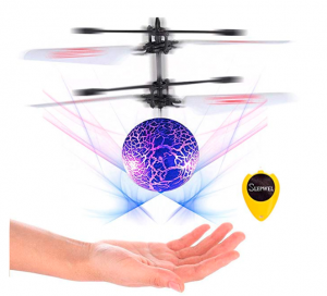 Slepwel UFO Flying Ball Magic led Light with Remote (Blue) less than $10!