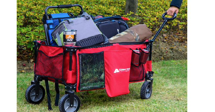 Ozark Trail Quad Folding Wagon with Telescoping Handle Only $44.88 Shipped! Get Ready for Summer!