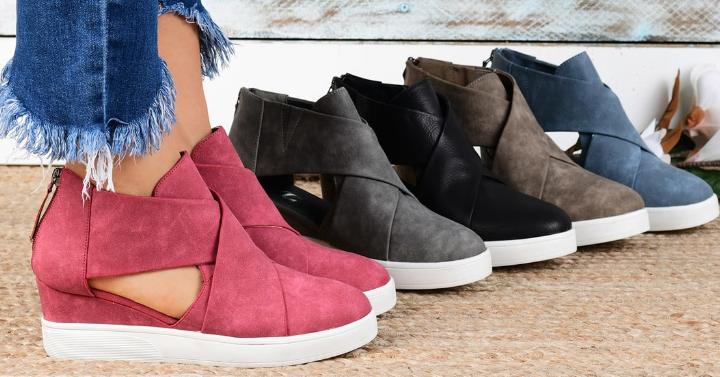 D’orsay Sneaker Wedges – Only $31.99!
