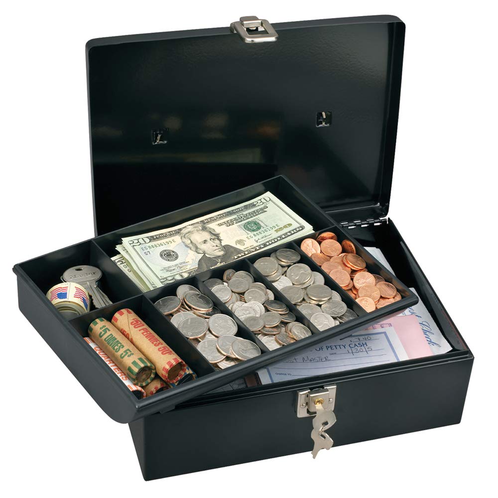 Master Lock Cash Box with Money Tray & Key Lock Only $6.20!