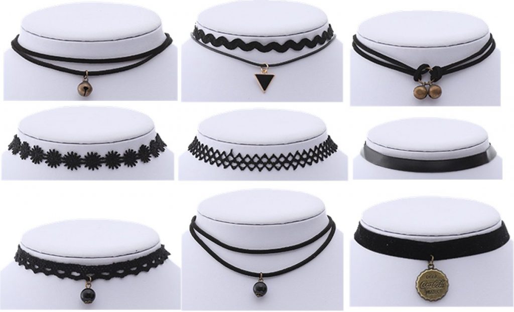 Set of 9 Choker Necklaces Just $8.99 Shipped!