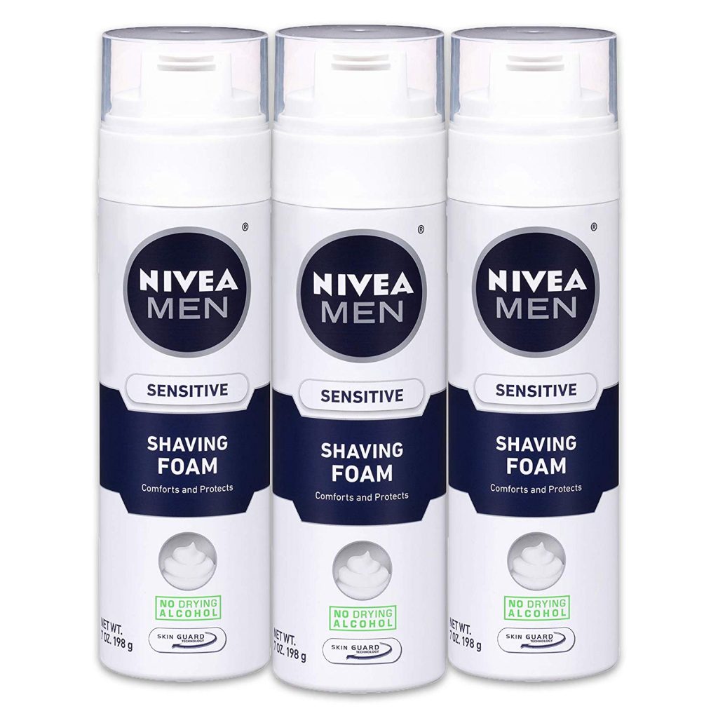 NIVEA Men’s Sensitive Shaving Foam 6-Pack Only $9.07!