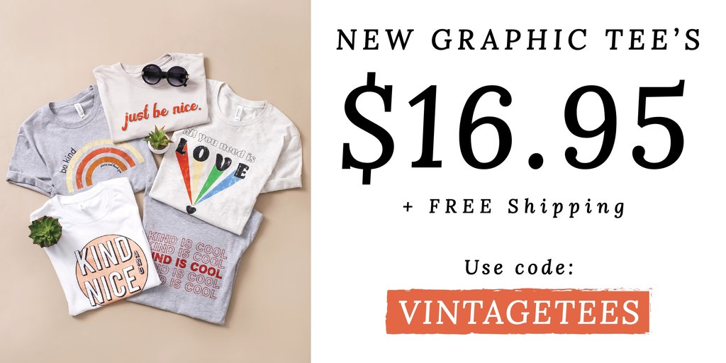 Cents of Style What We Wear Wednesday! CUTE Vintage Graphic Tees – Just $16.95! FREE SHIPPING!