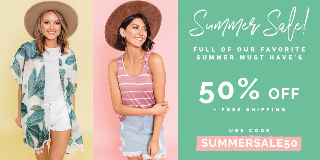 Still Available at Cents of Style! CUTE Summer Favorites – Additional 50% Off! Plus FREE shipping!
