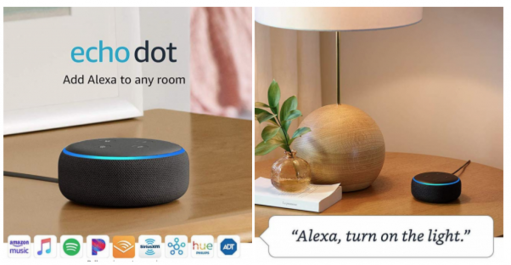 Echo Dot (3rd Gen) – Smart Speaker Just $29.99! (Reg. $49.99)