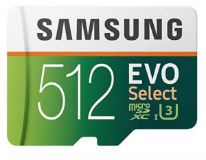 Samsung 512GB 100MB/s (U3) MicroSD Evo Select Memory Card $99.99! (Reg. $199.99)