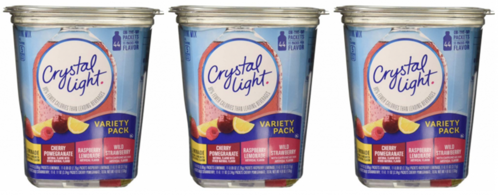 Crystal Light Drink Mix On The Go Packets, 44-Count $6.63 Shipped!