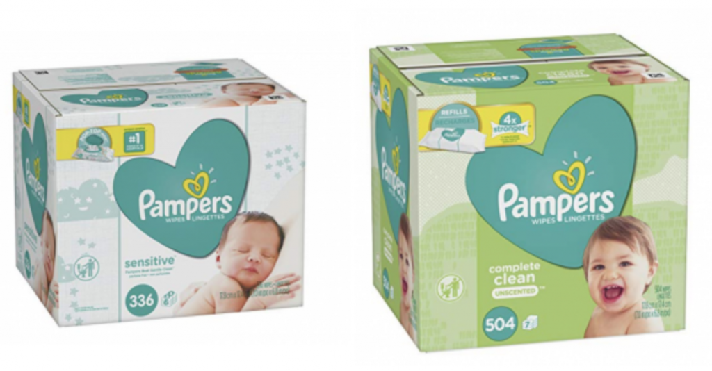 Pampers Baby Wipes Sensitive Pop-Top Packs 336 Count Just $9.98!