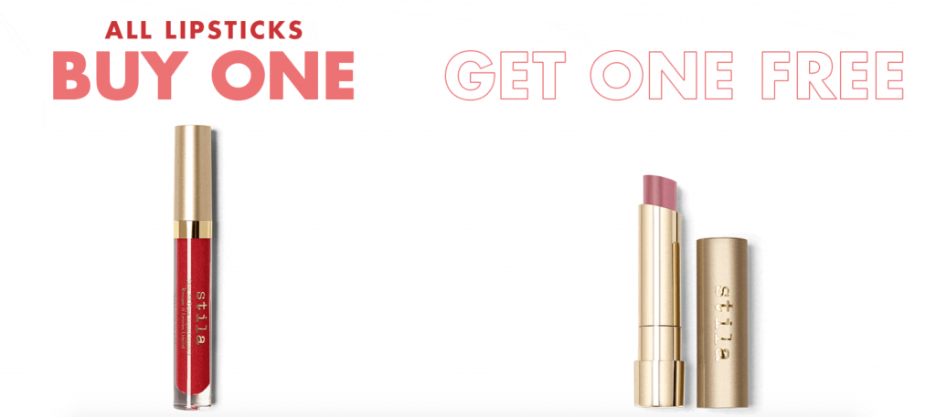 Stila Cosmetics: All Lipsticks Buy One Get One FREE Today Only!