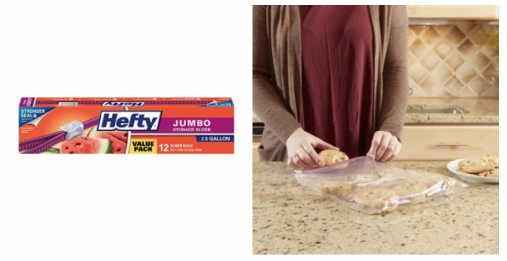 Hefty Slider Jumbo Food Storage Bags – 2.5 Gallon Size 12-Count $3.03 Shipped!