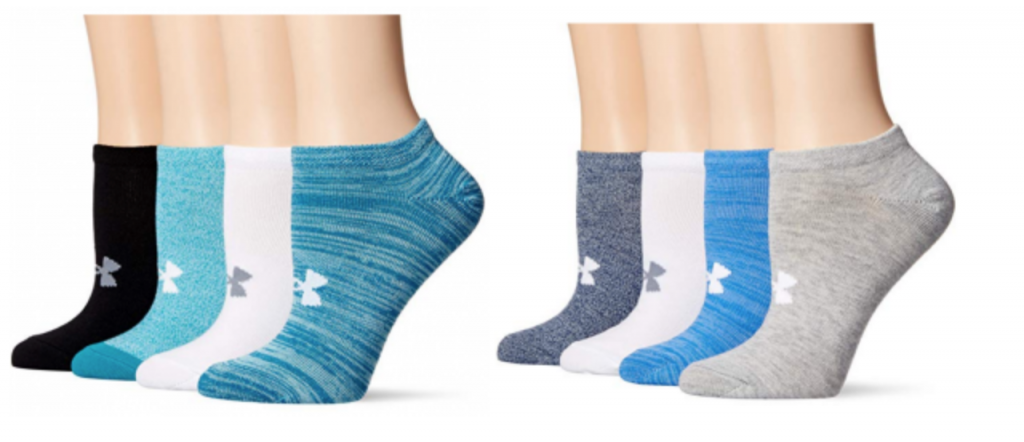Under Armour Women’s Essential No Show Socks 4 Pairs Just $7.79! (Reg. $9.99)