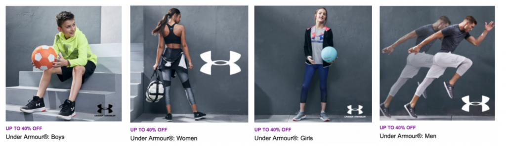 Zulily: Up to 40% Off Under Armour For The Whole Family!