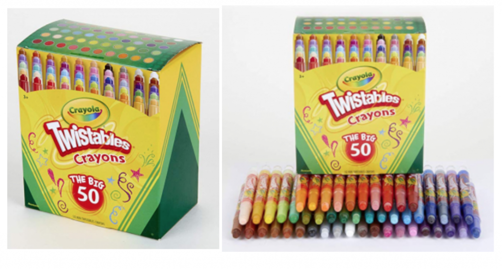 Crayola Mini Twistables Crayons 50-Count Just $10.99!