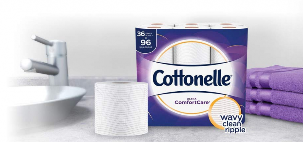 Cottonelle Ultra ComfortCare Toilet Paper 36-Family Rolls Just $18.03 Shipped!