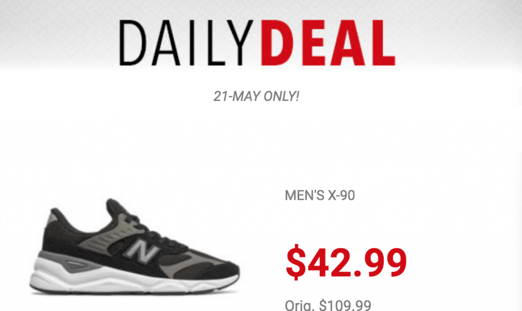 New Balance Men’s X90 Lifestyle Shoes Just $42.99! (Reg. $109.99)