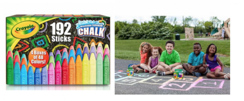 Crayola Washable Sidewalk Chalk 192-Count Just $9.91 At Sam’s Club!