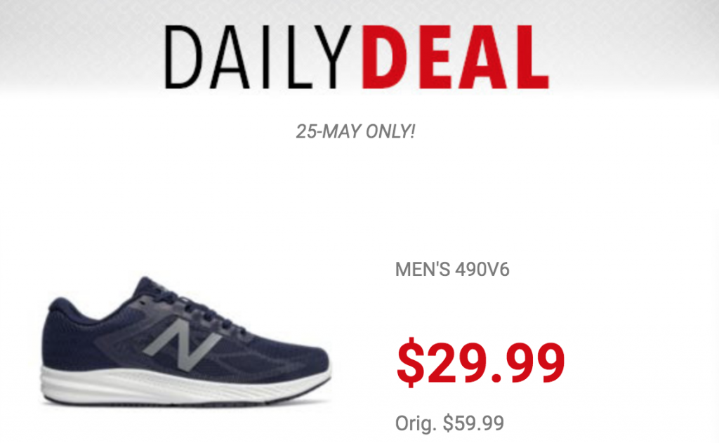 New Balance Men’s 490V6 Cross Trainers Just $29.99 Today Only!