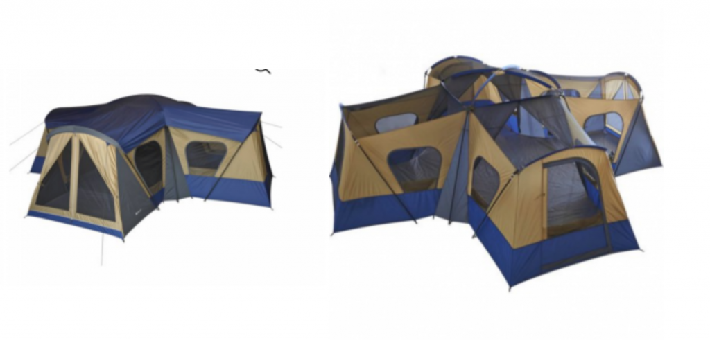 Ozark Trail 14-Person 4-Room Base Camp Tent $199.00!