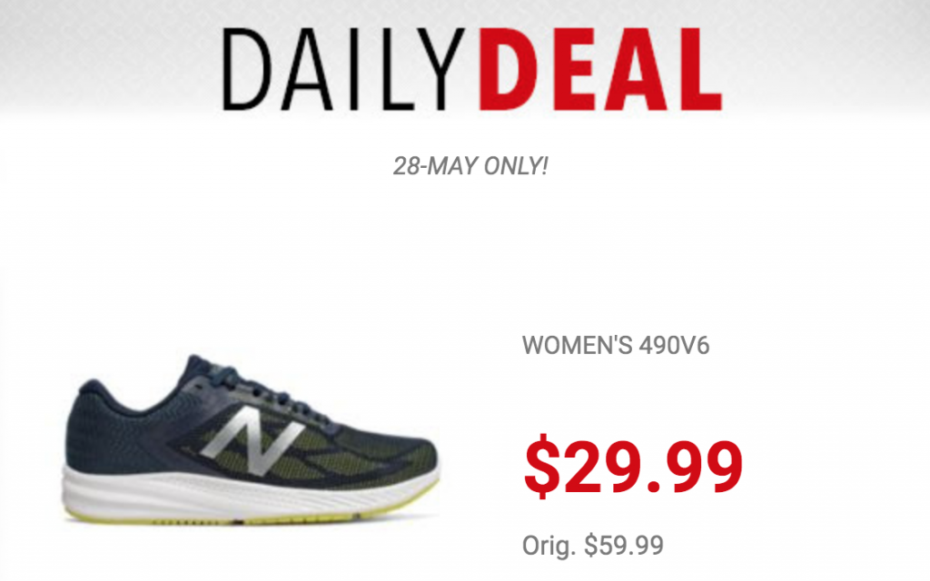 New Balance Womens 490V6 Running Shoes Just $29.99 Today Only! (Reg. $59.99)