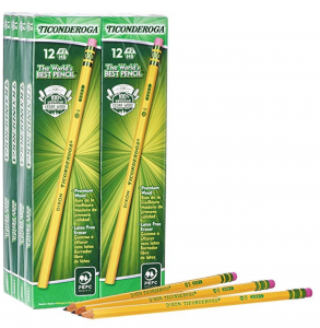 Ticonderoga Wood-Cased Graphite Pencils 96-Count—$9.95!