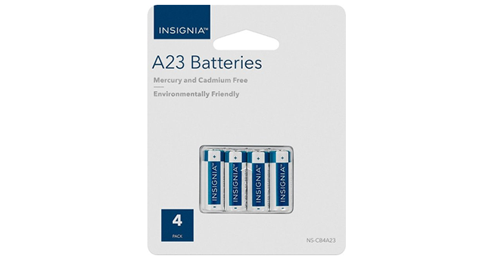 Insignia A23 Battery 4-pack – Just $2.99! Was $5.99!