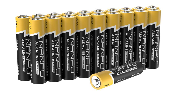 NANFU Long Lasting AAA Batteries 20 Pack Only $3.51 Shipped!