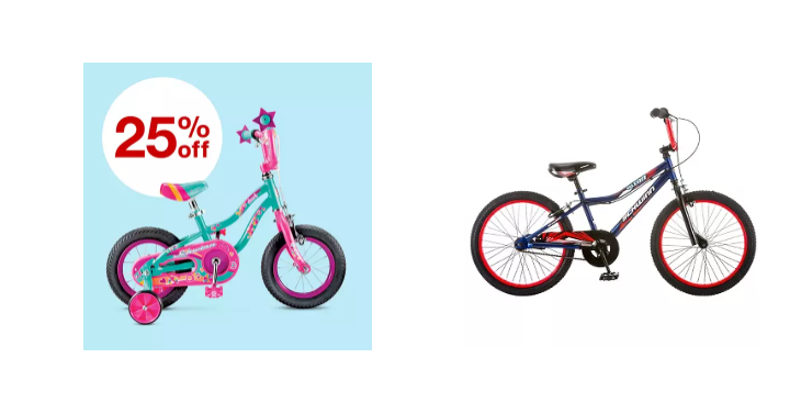 Take 25% off Schwinn Bikes at Target! Plus, 10% off Schwinn Helmets!